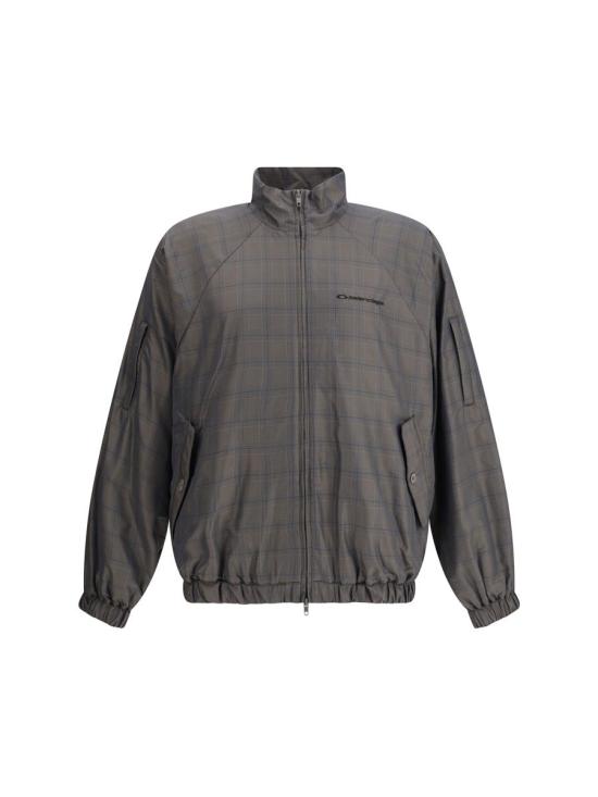 25FW 발렌시아가 체크 집업 자켓 843937TSO40 1460 BROWN