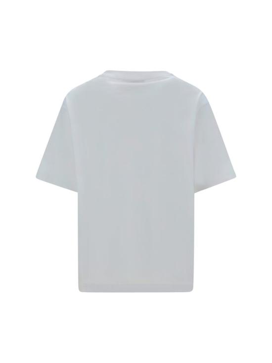 26SS 구찌 프린트 디테일 코튼 저지 티셔츠 784361XJGKB 9074 WHITE - GUCCI