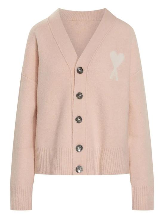 25FW 아미 가디건 UKC365 KN0135 6807 POWDER OFF WHITE