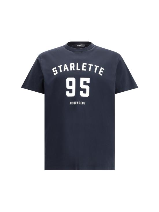 25FW 디스퀘어드2 반팔 티셔츠 S71GD1581D20035 487 BLACK