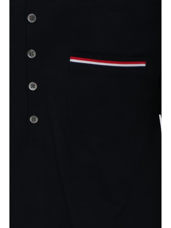 26SS 톰브라운 폴로 티셔츠 MJP022A01455 415 BLUE - THOM BROWNE