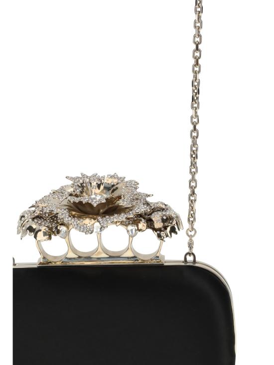 25FW 알렉산더 맥퀸 클러치/파우치 8456481HBC3 1000 BLACK - ALEXANDER MCQUEEN