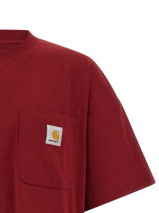 25FW 칼하트 WIP 반팔 티셔츠 I035523H8XX Red - CARHARTT WIP