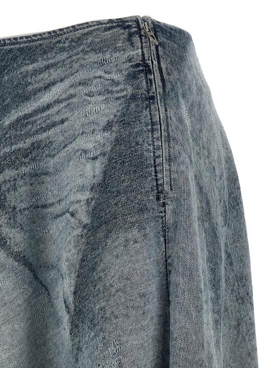 25FW 디젤 숏 스커트 A21358068TY01 Light Blue - DIESEL