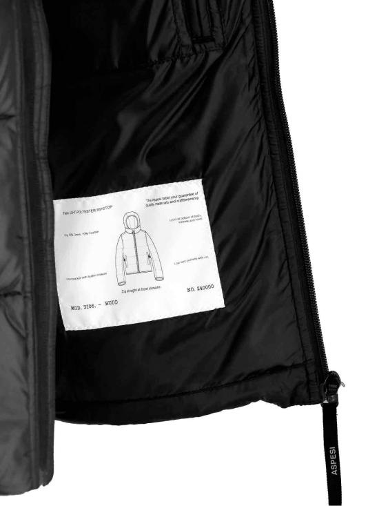  아스페시 숏패딩 3I06E04185241 Black - ASPESI