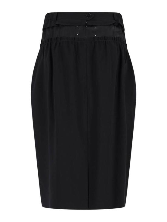 25FW 마르지엘라 미디 스커트 S51ME0040M35517900 Black - MAISON MARGIELA