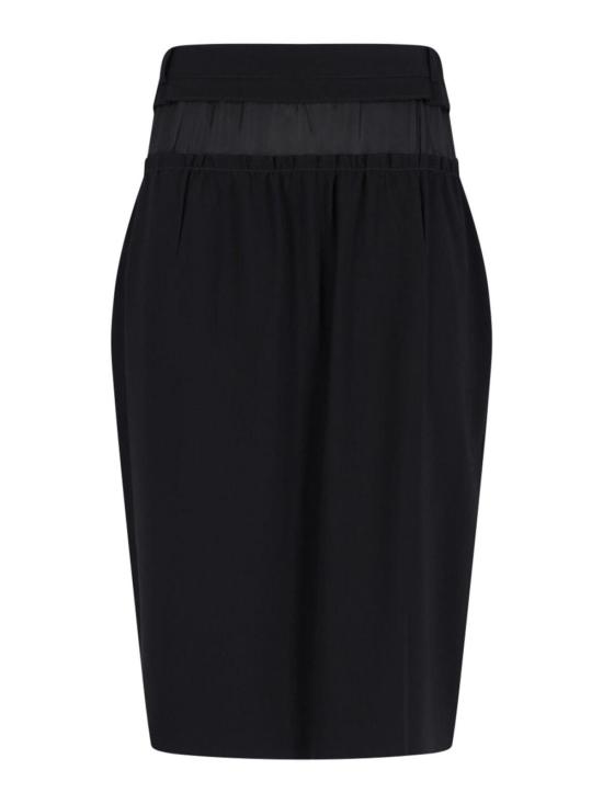 25FW 마르지엘라 미디 스커트 S51ME0040M35517900 Black