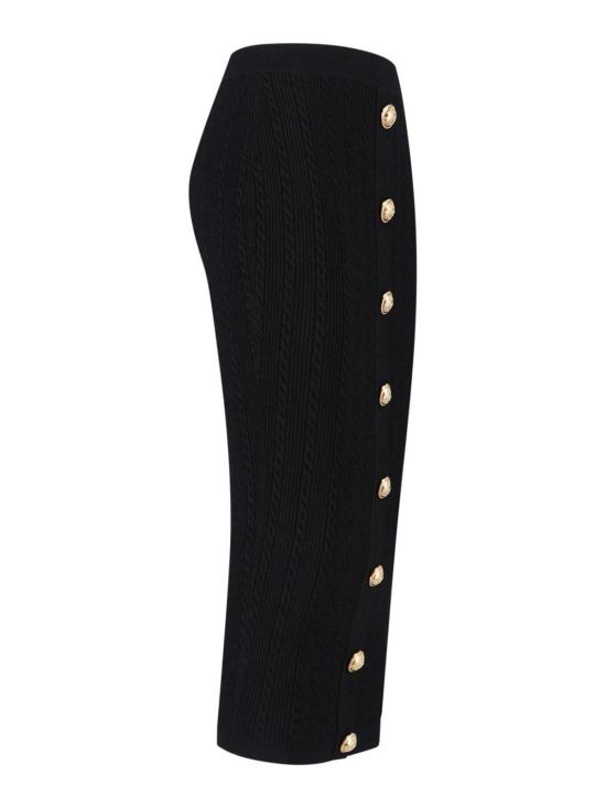 25FW 발망 가디건 FF1LD066KI500PA Black - BALMAIN