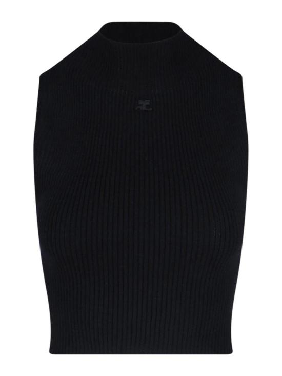 25SS 쿠레쥬 민소매 티셔츠 225MTO402FI00499999 Black