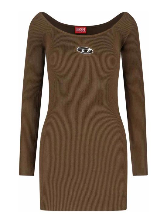  디젤 M-VERA 엠 베라 오프숄더 숏 원피스  A141880DLAX5FP Green