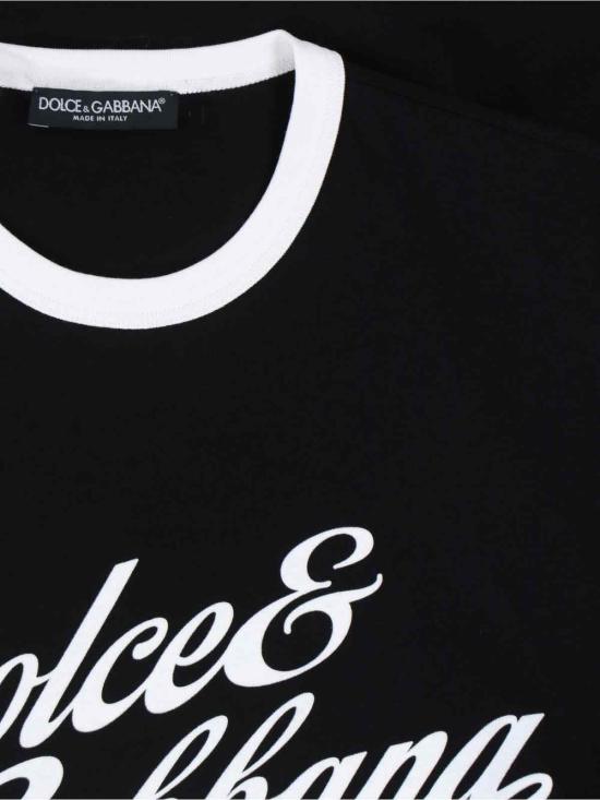  돌체앤가바나 반팔 티셔츠 G8PV1TG7PGCN0000 Black - DOLCE & GABBANA
