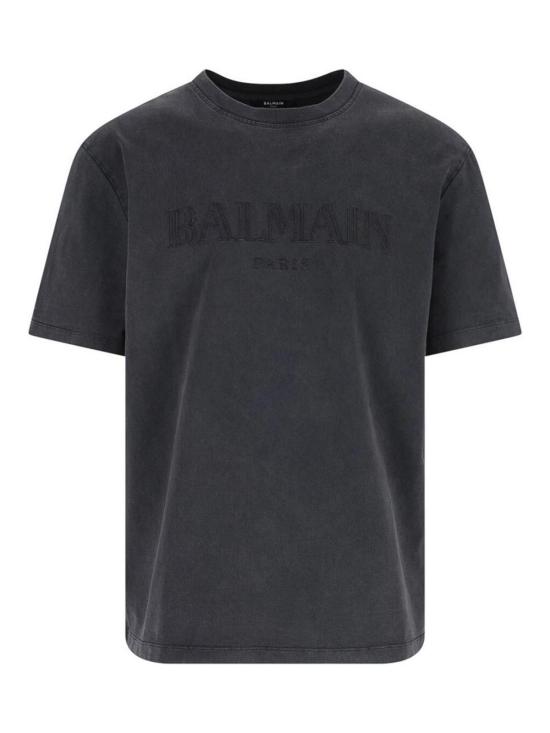 25FW 발망 반팔 티셔츠 FH1EG000BC72YGD Grey