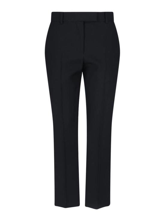 26SS 알렉산더 맥퀸 스트레이트 팬츠 824692QJADK1000 Black