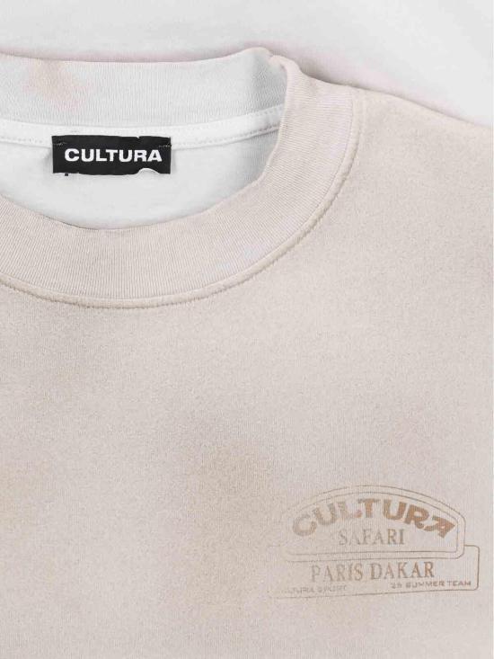  쿨투라 반팔 티셔츠 S25CULTA006DIRTYSAND Beige - CULTURA