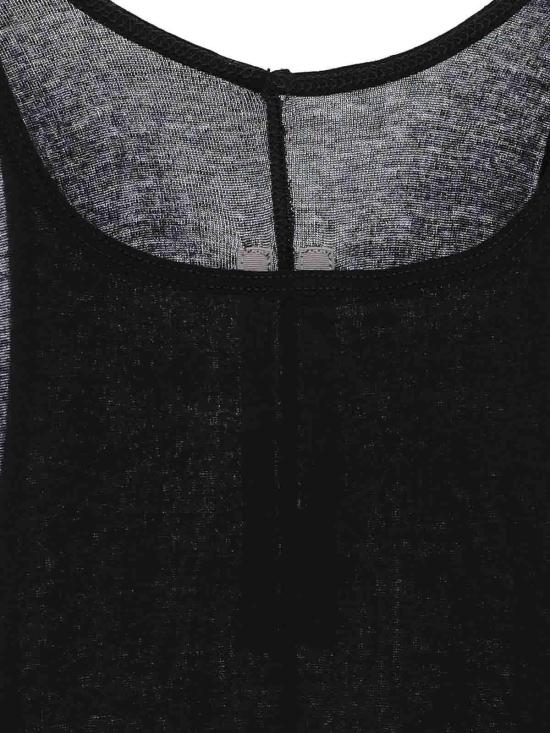  릭 오웬스 민소매 티셔츠 RU02E1150MR09 Black - RICK OWENS