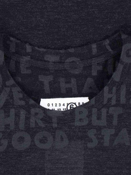 25FW MM6 메종마르지엘라 반팔 티셔츠 SH2GC0027M20123899 Black - MM6 MAISON MARGIELA