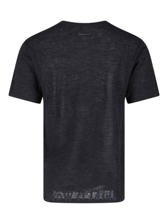 25FW MM6 메종마르지엘라 반팔 티셔츠 SH2GC0027M20123899 Black - MM6 MAISON MARGIELA