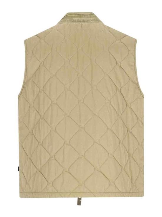 25FW 버버리 퀼팅 개버딘 질레 8110181 Beige - BURBERRY