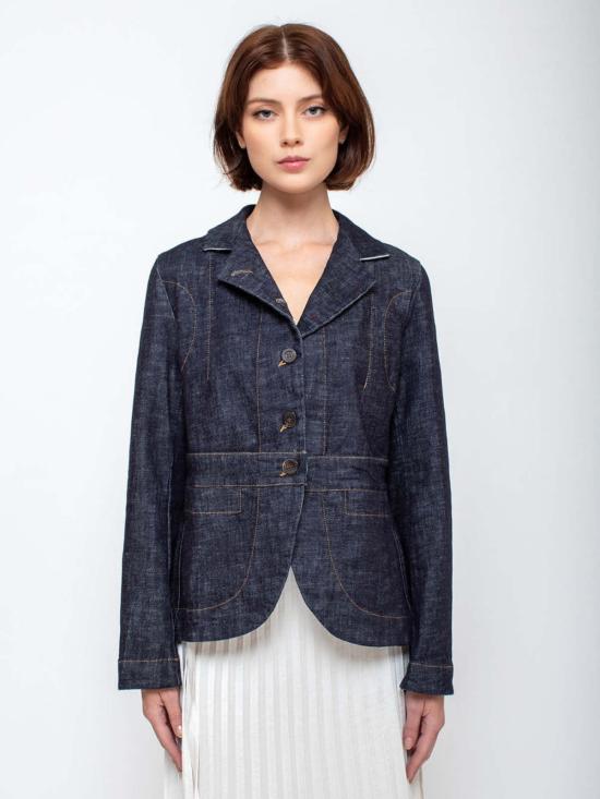  에이치플러스 하노 베셀 데님 자켓 H+ 한노 베셀 블린다 워시드 데님 재킷 - H+ HANNOH WESSEL