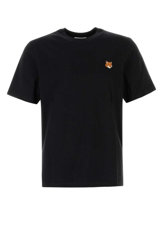 26FW 메종키츠네 폭스 헤드 레귤러 티셔츠 PM00107KJ7026 P199 BLACK
