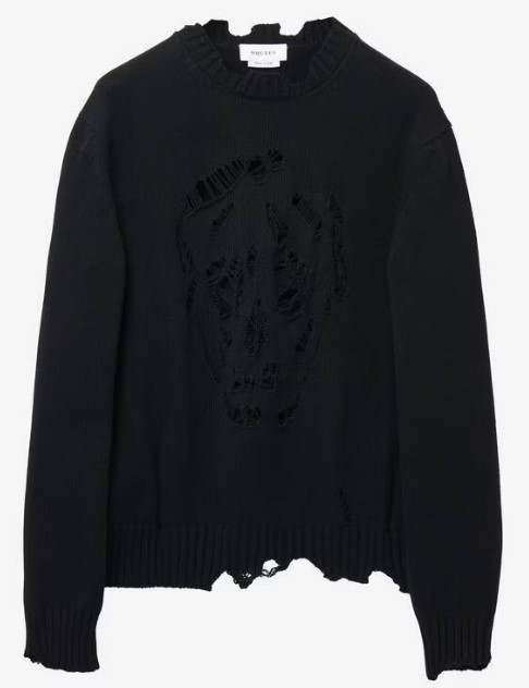  알렉산더 맥퀸 스웨터 807272Q1BA6 1000 BLACK