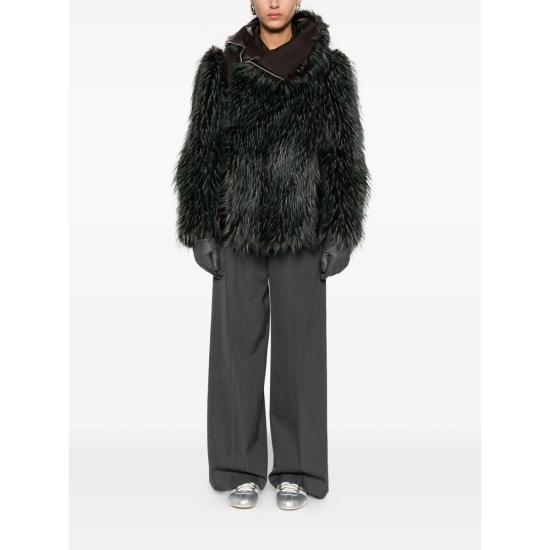 25FW 사카이 가죽 자켓 25 08237 613 BROWN GREEN - SACAI