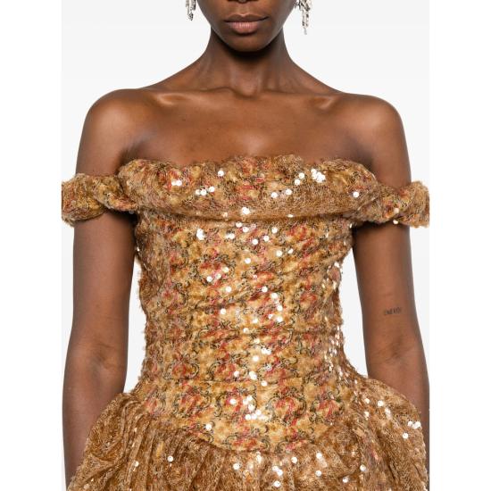 25FW 비비안웨스트우드 원피스 1101039I C006N E304 GOLD - VIVIENNE WESTWOOD