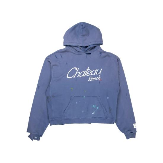 25FW 갤러리 디파트먼트 후드 티셔츠 CRH 50027 NAVY BLUE