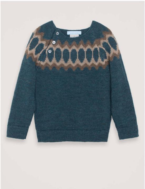  [키즈] 세렌디피티 오가닉 풀오버 스 알파카 라글런 스웨터