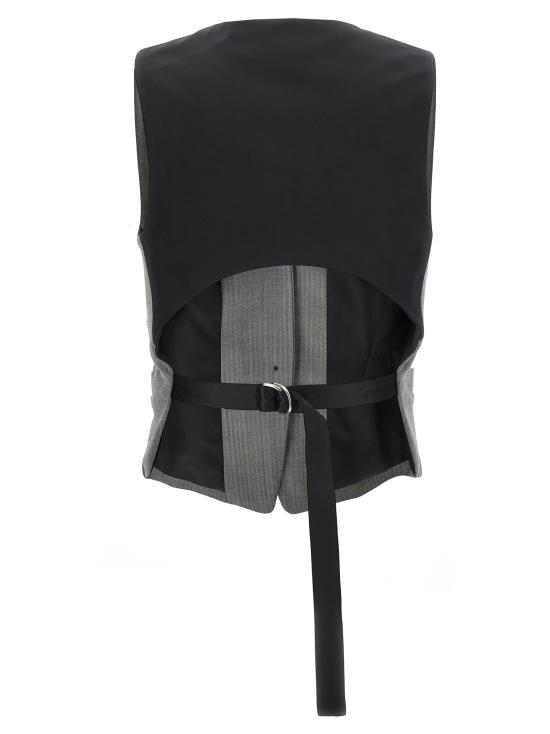  헬무트랭 베스트 N09HW104ACX White Black - HELMUT LANG