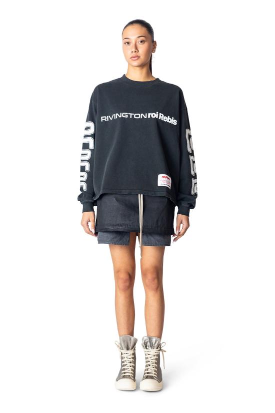 26SS 리빙톤 르아 레비스 123 긴팔 티셔츠 METG LS00 JBLK - RIVINGTON ROI REBIS 123