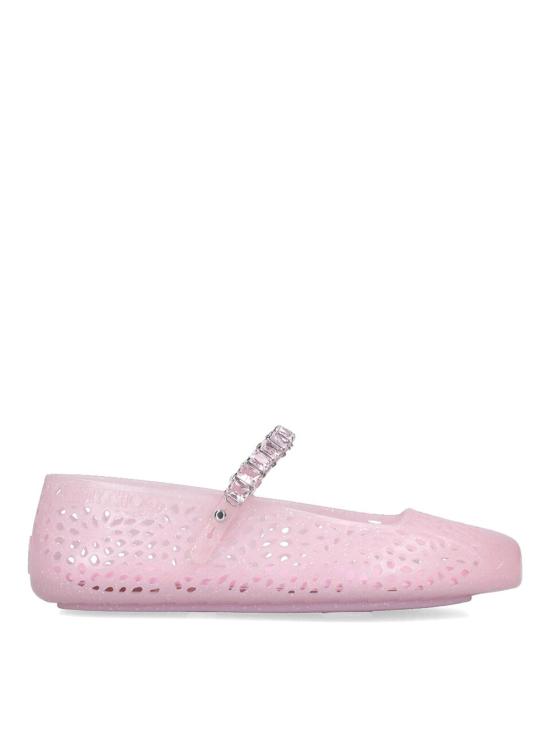 25FW 지미추 플랫 슈즈 THEJELLYNTXCOTTONCANDYSILVERMIX Nude Neutrals