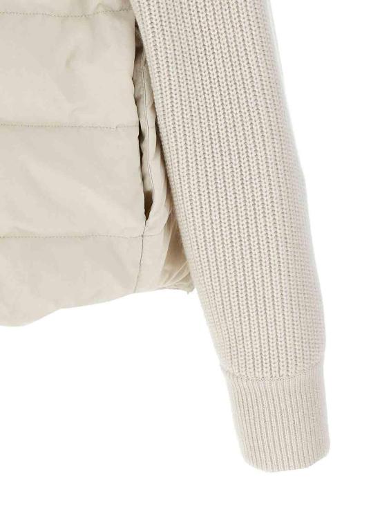  브루넬로 쿠치넬리 숏패딩 MD5997695PC1709 White - BRUNELLO CUCINELLI