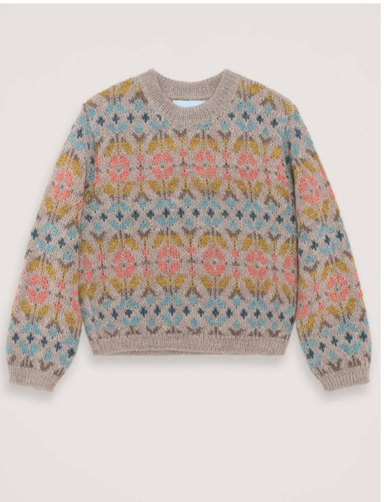  [키즈] 세렌디피티 오가닉 풀오버 키즈 스 알파카 패턴 스웨터 - SERENDIPITY ORGANICS