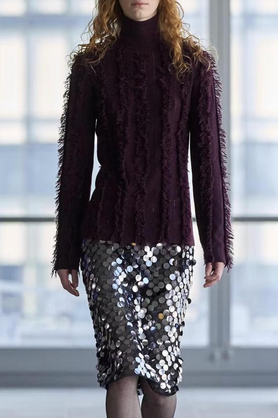  ZANKOV 터틀넥 잔코프 니코 슈레디드 인타르시아  피노 - OTHER BRANDS