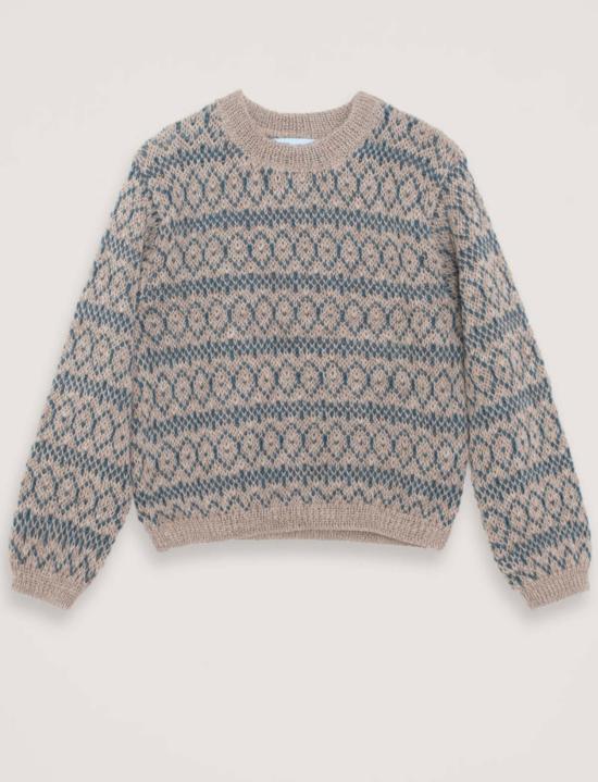  [키즈] 세렌디피티 오가닉 풀오버 스 알파카 패턴 스웨터