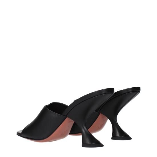 25SS 아미나 무아디 샌들 TAYLORSLIPPERNAPPABLACK - AMINA MUADDI