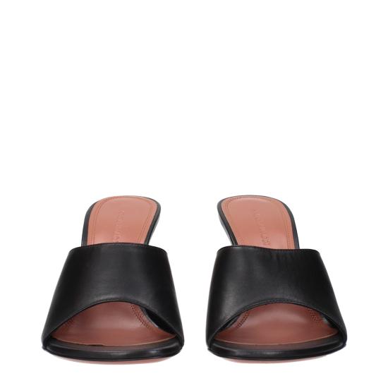 25SS 아미나 무아디 샌들 TAYLORSLIPPERNAPPABLACK - AMINA MUADDI