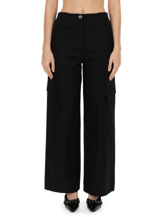  가니 스트레이트 팬츠 F9612 099 Black