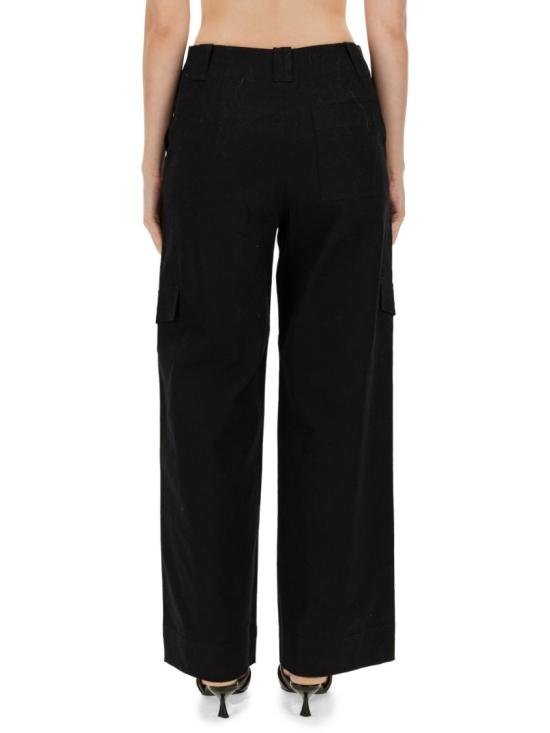  가니 스트레이트 팬츠 F9612 099 Black - GANNI