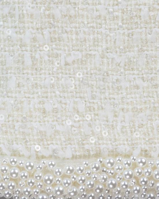 25SS 셀프 포트레이트 숏 스커트 4323819 White - SELF PORTRAIT