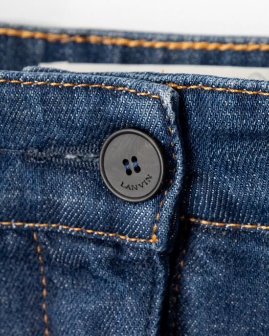 25FW 랑방 데님 팬츠 RW ST0321 D089 E25 23 MEDIUM BLUE Blue - LANVIN
