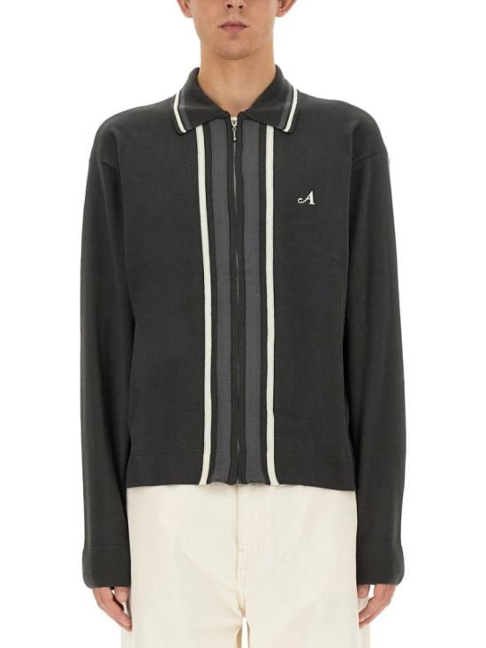  어웨이크 NY 스웨터 KN004 WASHEDBLACK Black