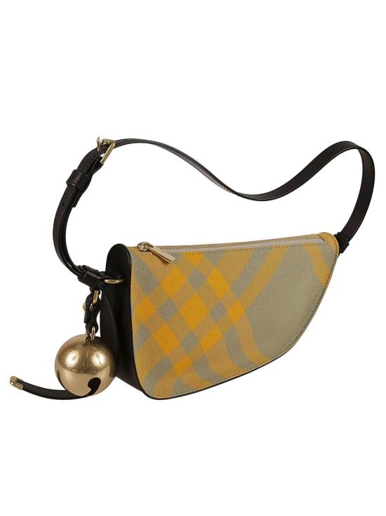  버버리 미니 쉴드 체크 슬링백 8079160 B7363 Neutrals - BURBERRY