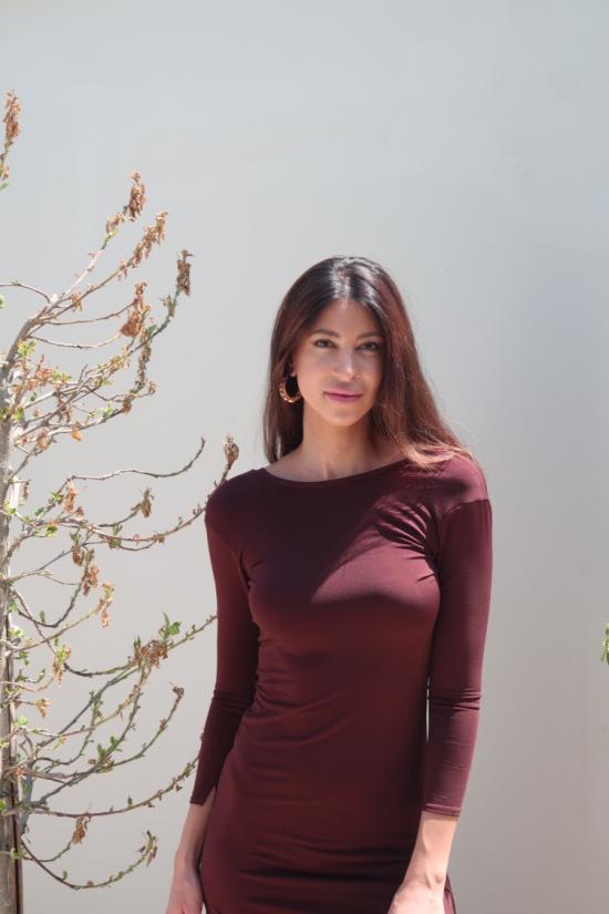 25SS Hawa Made From Love 롱 원피스 아야나 드레스 모카 - HAWA MADE FROM LOVE