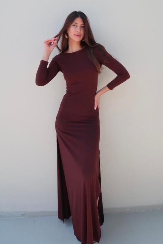 25SS Hawa Made From Love 롱 원피스 아야나 드레스 모카 - HAWA MADE FROM LOVE