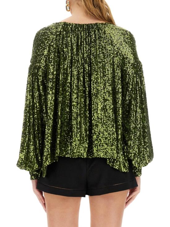 25FW 파코라반 탑 25ACTO135PO0391 P055 Green - PACO RABANNE