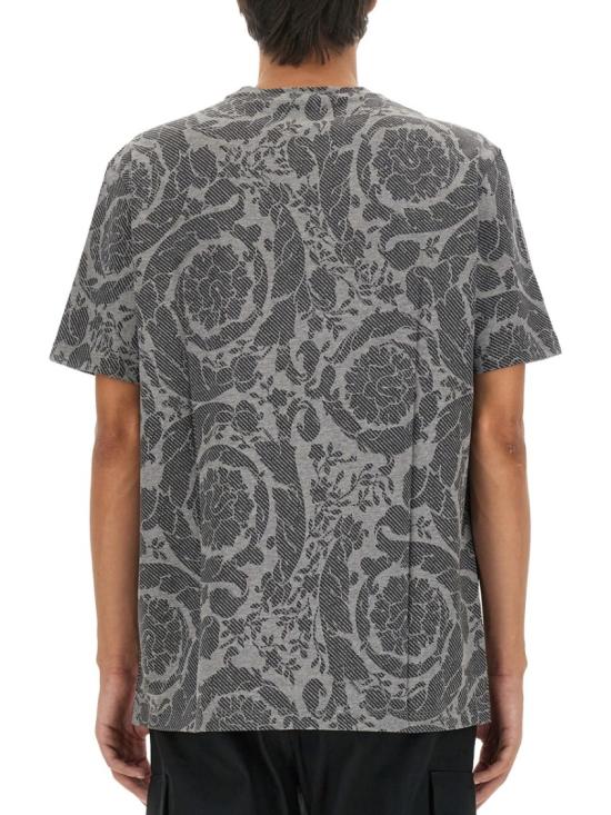  베르사체 반팔 티셔츠 1012548 1A090372ED10 Grey - VERSACE