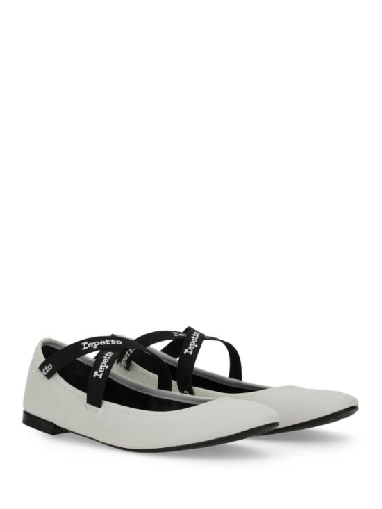 25SS 레페토 플랫 슈즈 V184VED 050 White - REPETTO