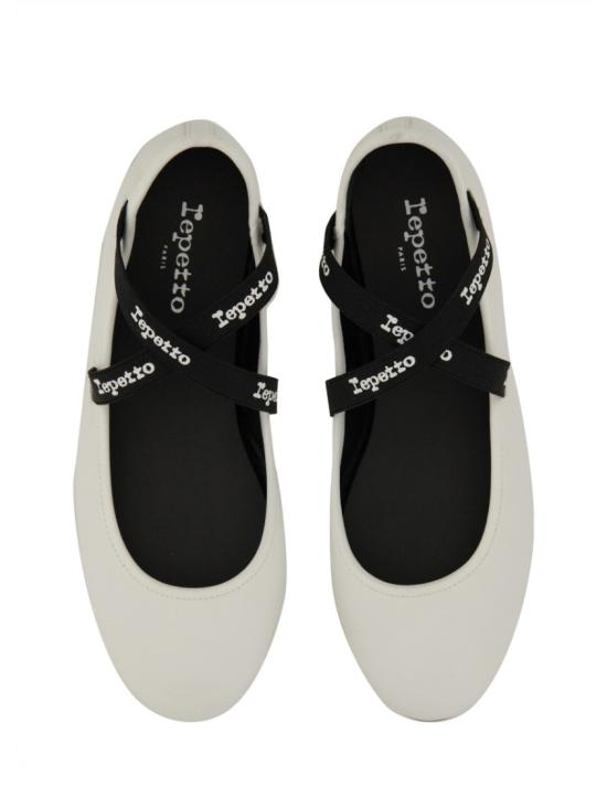 25SS 레페토 플랫 슈즈 V184VED 050 White - REPETTO